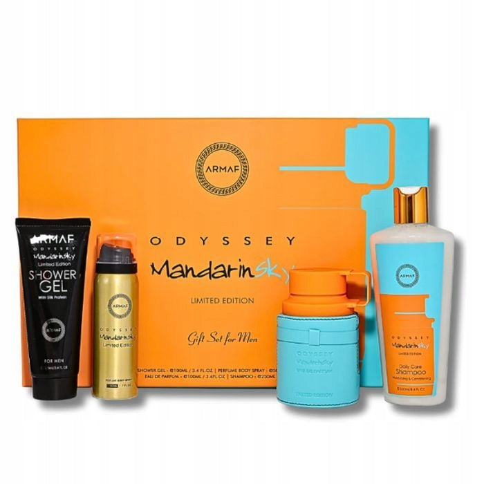 MEN'S SET Armaf Odyssey Mandarine Sky 100ml EDP + SHAMPOO GEL MIST