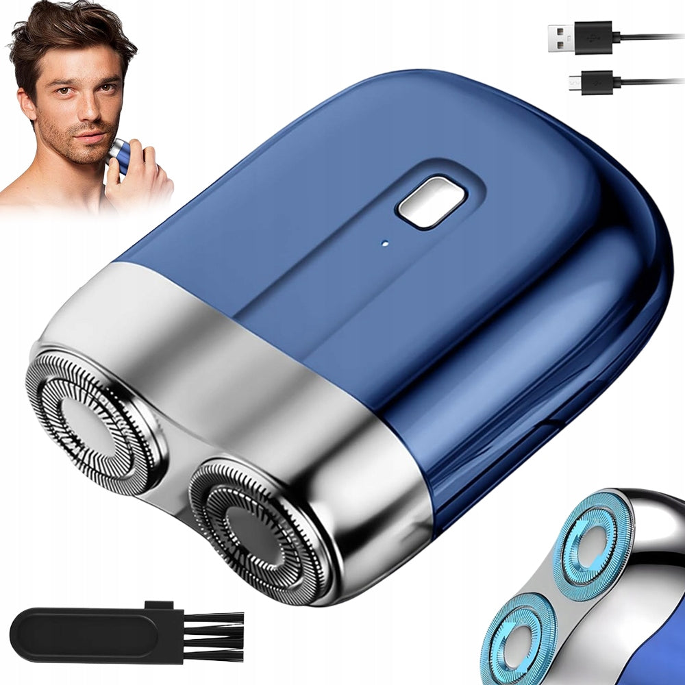 MEN'S SHAVER ELECTRIC RAZOR DOUBLE MAGNETIC HEAD