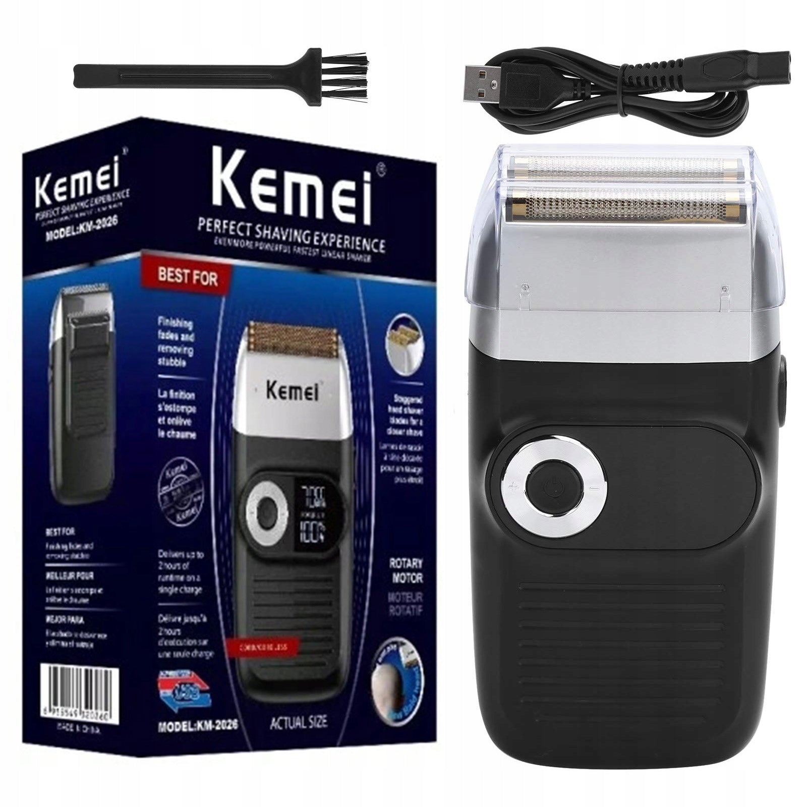 MEN'S SHAVER ELECTRIC USB RAZOR