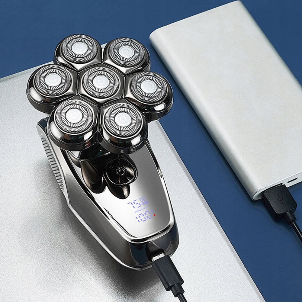 MEN'S SHAVER WITH 7D FLOATING FACE HEAD BLADES WATERPROOF 5IN1 Model 570354163