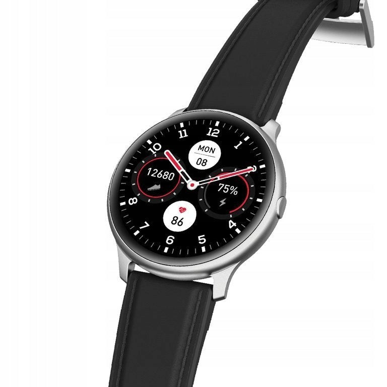 MEN'S SMARTWATCH G. Rossi G.RSWSF1-3C1-1 silver/black + additional STRAP (sg Brand G. Rossi