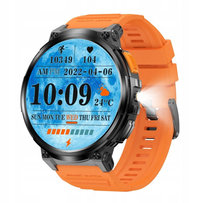 MEN'S SMARTWATCH GRAVITY GT23-3 BLACK WITH SMS CALLS FLASHLIGHT SMS - SET Brand Gravity