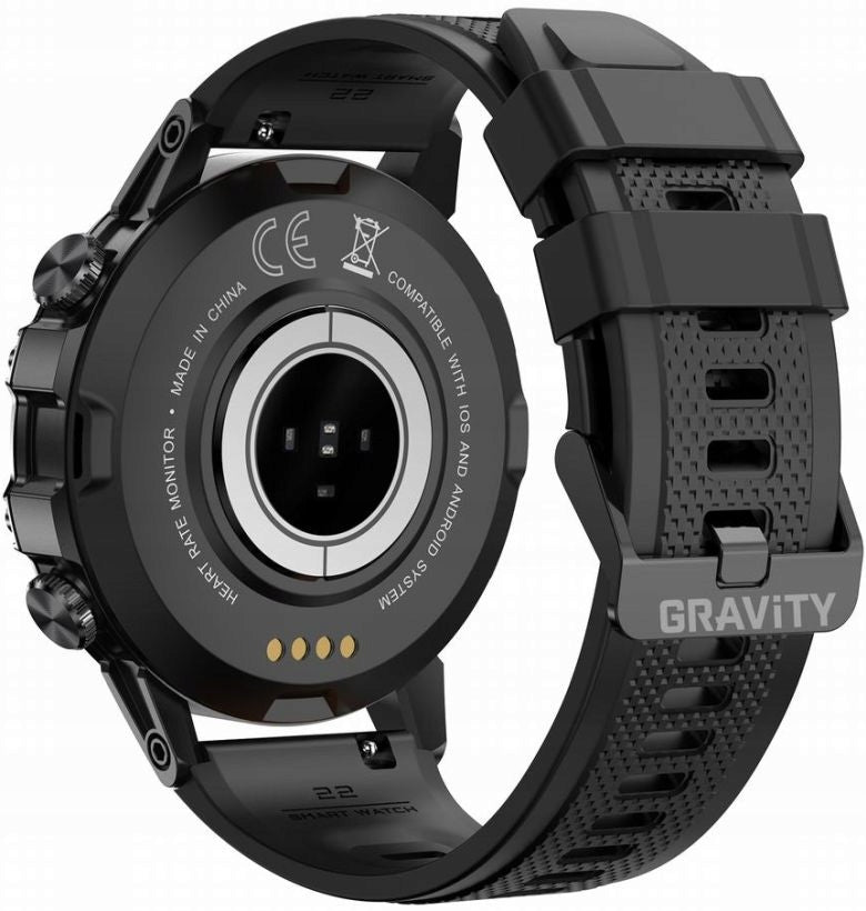 MEN'S SMARTWATCH GRAVITY GT9-1 WITH CONVERSATIONS PULSE OXYGEN PEDOMETER HEART RATE SLEEP Model other