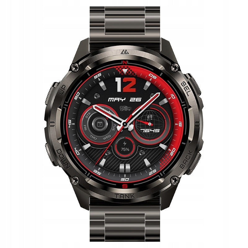 MEN'S SMARTWATCH KOSPET WATERPROOF AMOLED BLACK BRACELET TANK T3 ULTRA Manufacturer code KOS T3U2 SE BL