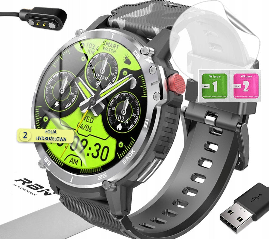 MEN'S SMARTWATCH MILITARY CONVERSATIONS MULTIFUNCTIONAL 400mAh!!! PL