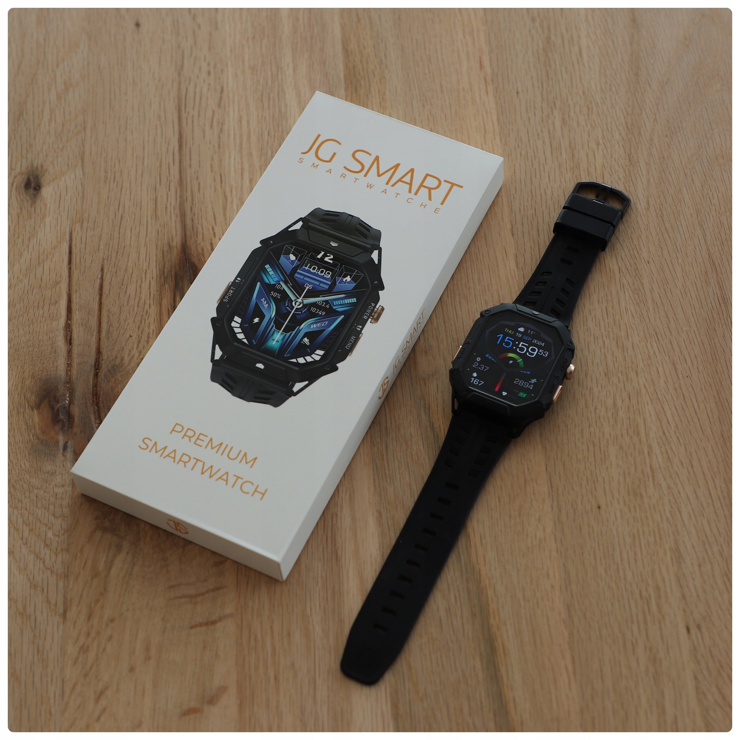 MEN'S SMARTWATCH MILITARY WATERPROOF CALLS POLISH MENU AMOLED 1000MAH Model other
