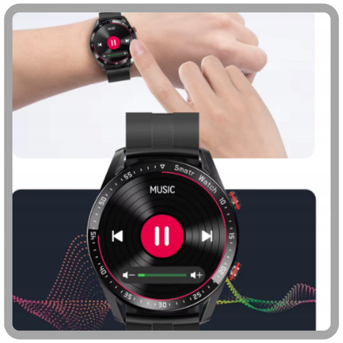 MEN'S SMARTWATCH POLISH MENU WATERPROOF CONVERSATIONS SPORT SMART WATCH PL Batteries included yes