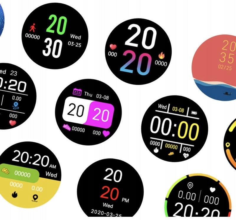 MEN'S SMARTWATCH RUBICON MENU PL PRESSURE SMS BOX Packaging status original