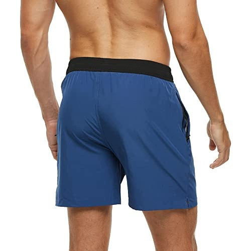 MEN'S SWIMMING TRUNKS WITH ZIPPER QUICK-DRYING WATERPROOF BLACK Manufacturer code SWC5908151600092