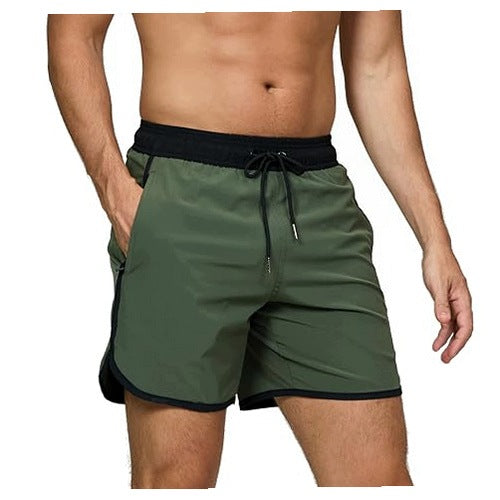 MEN'S SWIMWEAR ADJUSTABLE QUICK-DRYING BEACH SHORTS