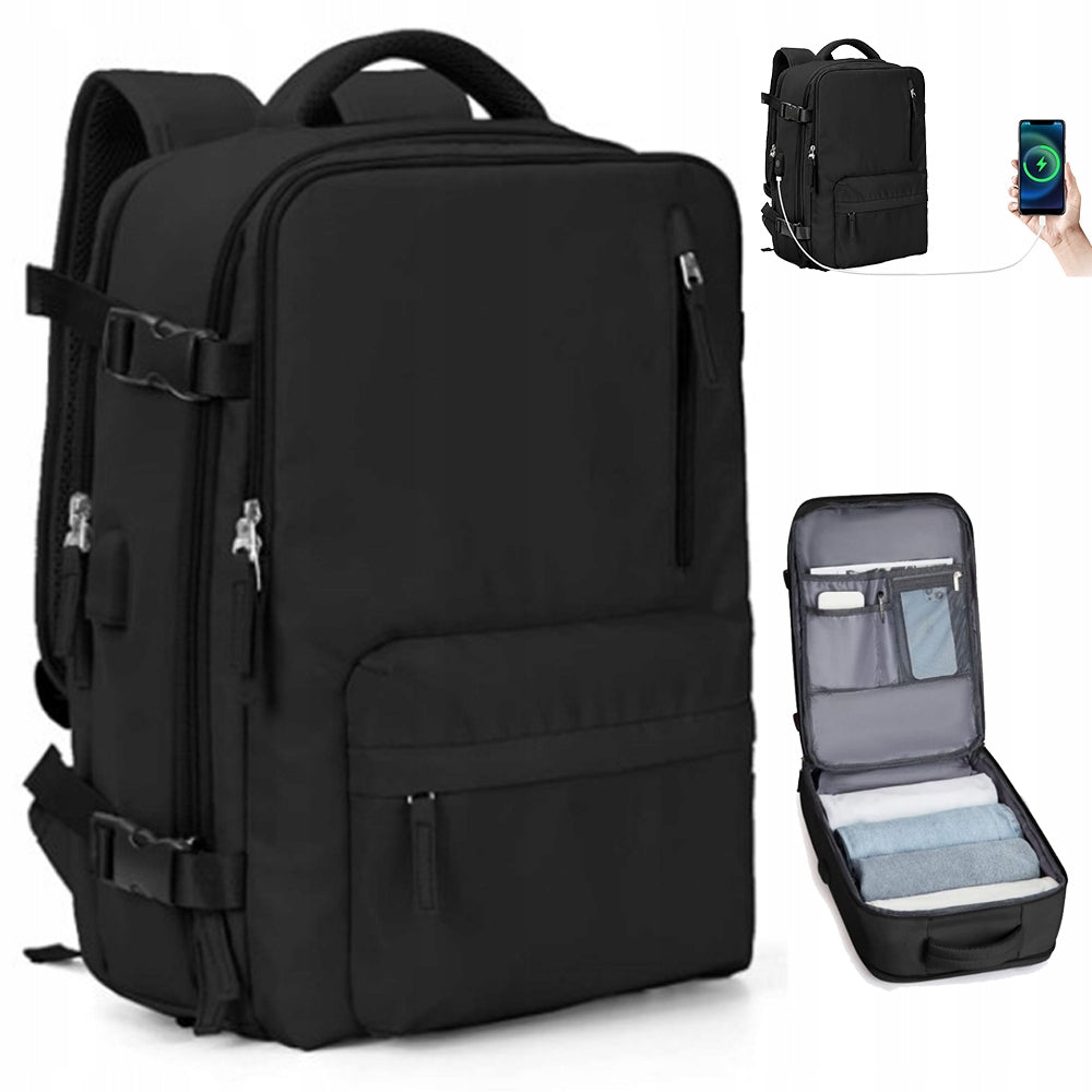 MEN'S TRAVEL BACKPACK SCHOOL SPORTS WORK BACKPACK 34L