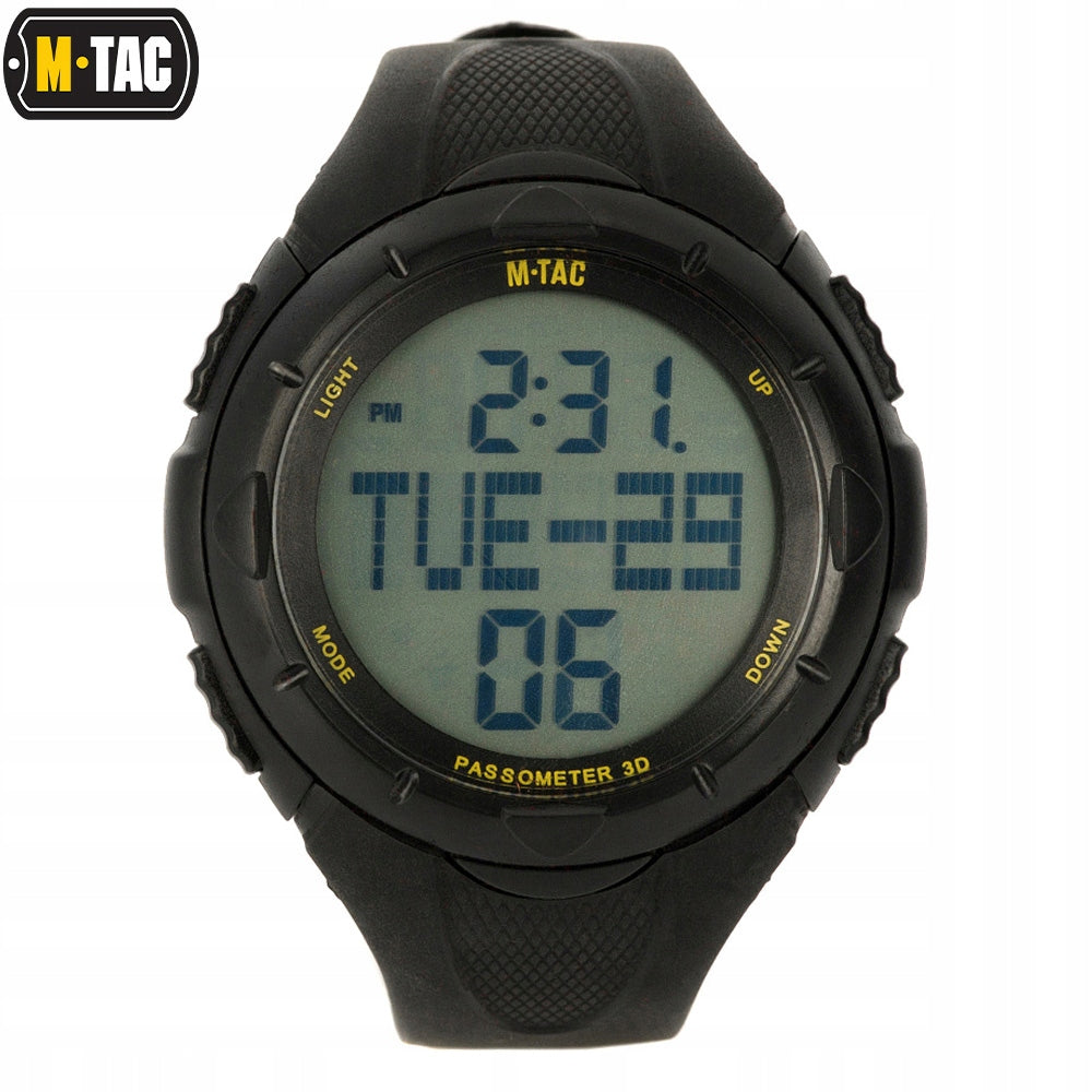 MEN'S TREKKING WATCH TACTICAL M-Tac WITH PEDOMETER WATERPROOF STOPWATCH Brand M-Tac