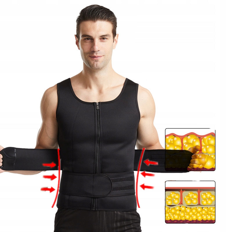 MEN'S VEST NEOPRENE GYM MODELING XXXL Manufacturer code V01-XXXL