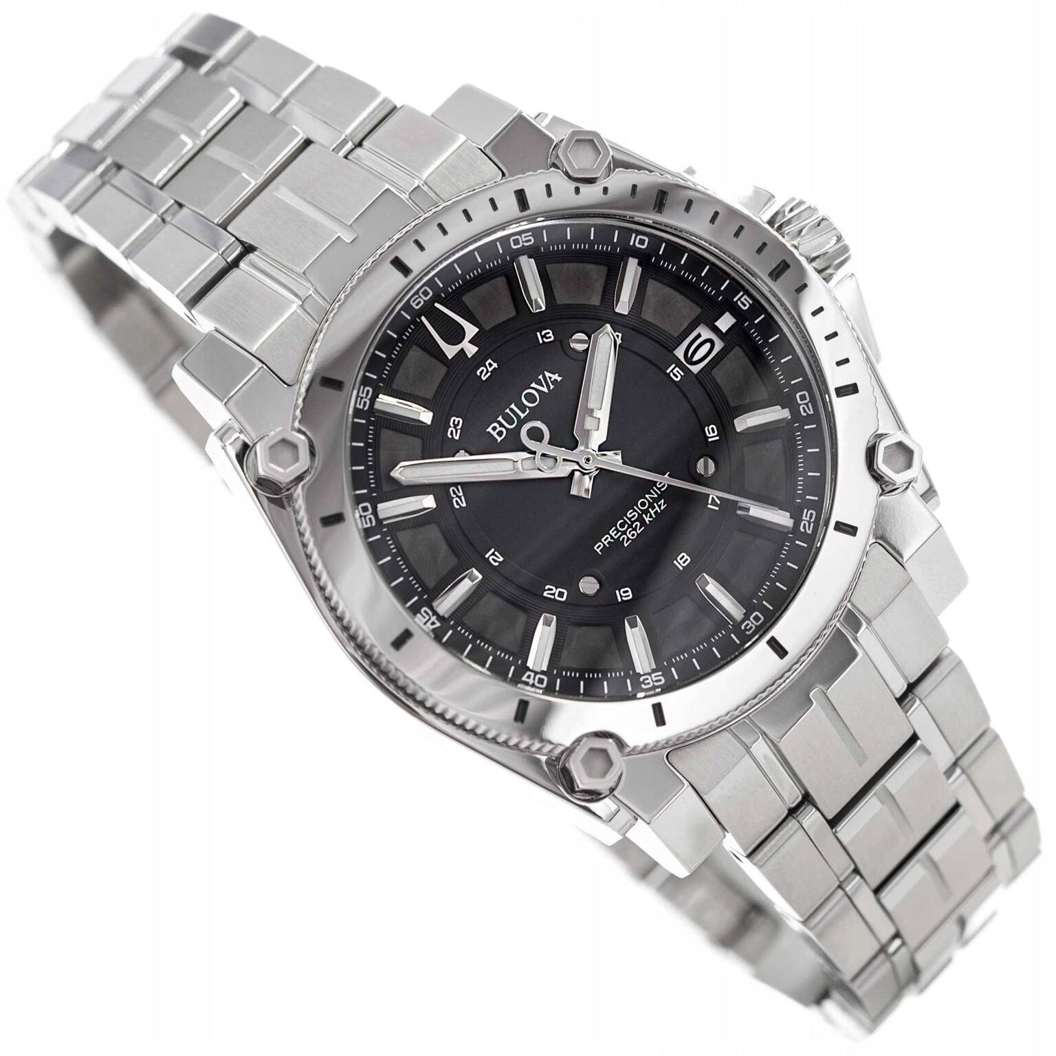 MEN'S WATCH BULOVA 96B417 PRECISIONIST ICON ON SAPPHIRE GLASS BRACELET