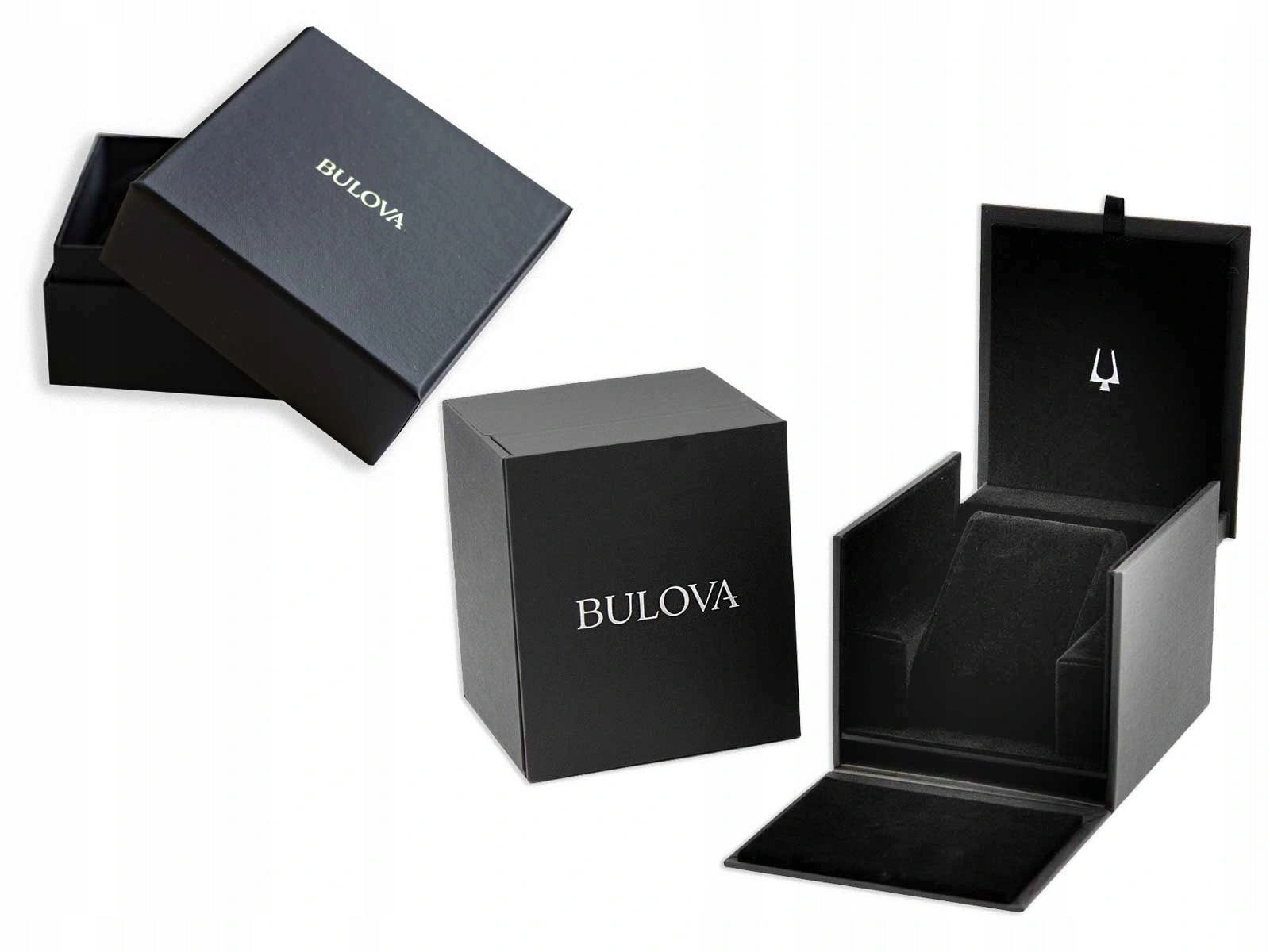 MEN'S WATCH BULOVA 98B465 BLACK ON BRACELET MARINE STAR AUTOMATIC Packaging status original