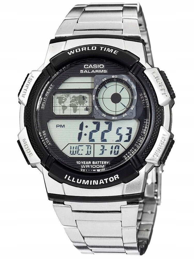 MEN'S WATCH CASIO AE-1000WD date alarm stopwatch +BOX +ENGRAVING Brand CASIO