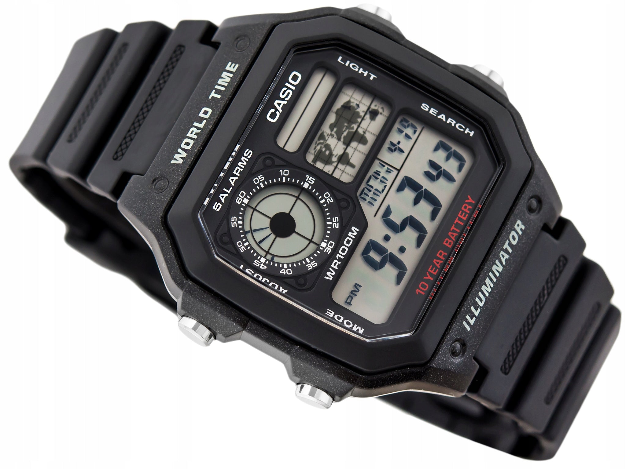 MEN'S WATCH CASIO AE-1200WH-1AVEF 100M ALARM