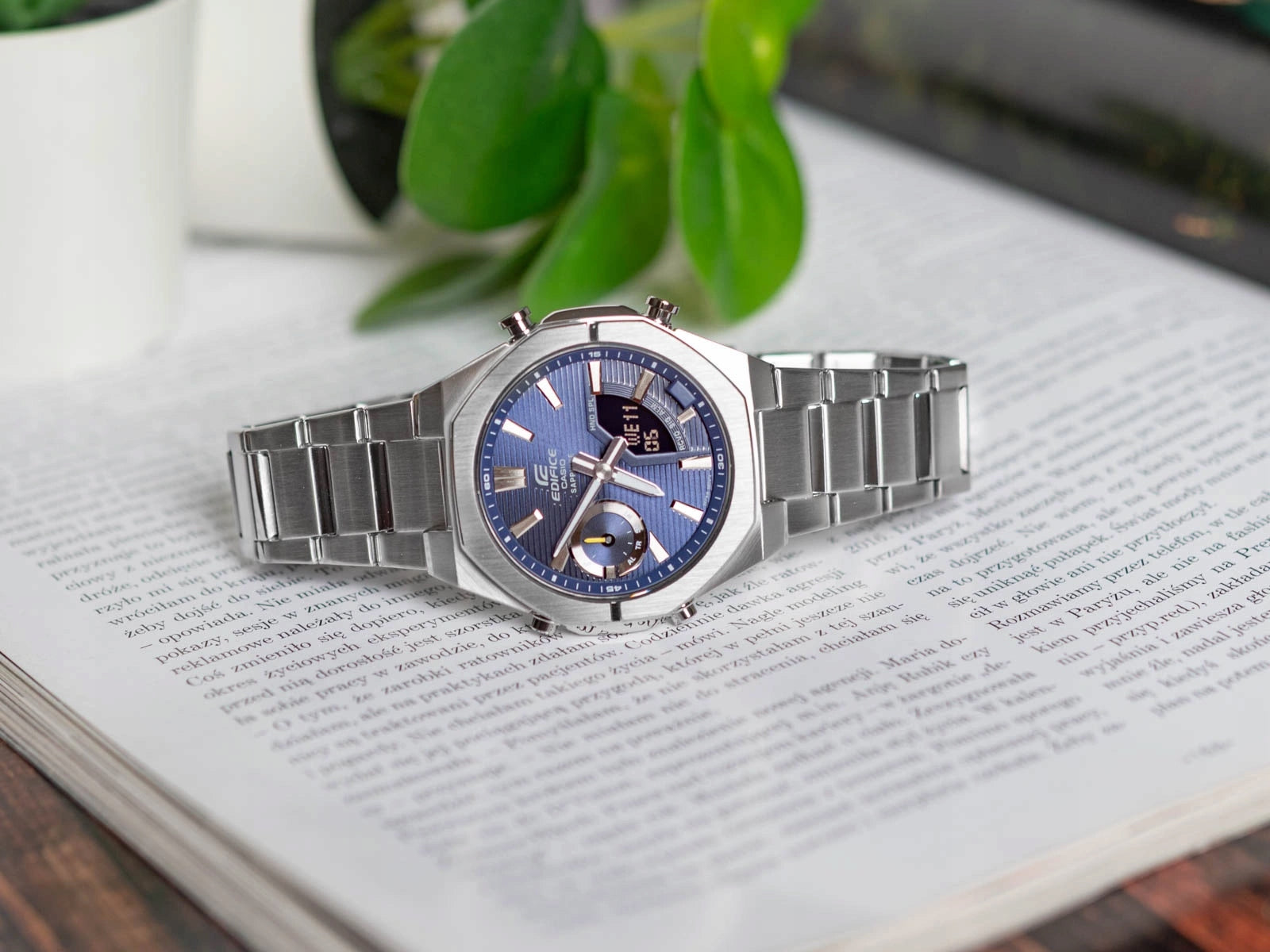 MEN'S WATCH CASIO ECB-S10D-2AEF EDIFICE WITH BLUETOOTH ON BRACELET 100M EAN (GTIN) 4549526397349