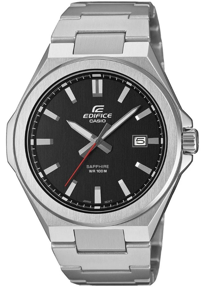 MEN'S WATCH CASIO EDIFICE EFB-108D-1AVUEF SAPPHIRE GLASS 100M + BOX Brand CASIO