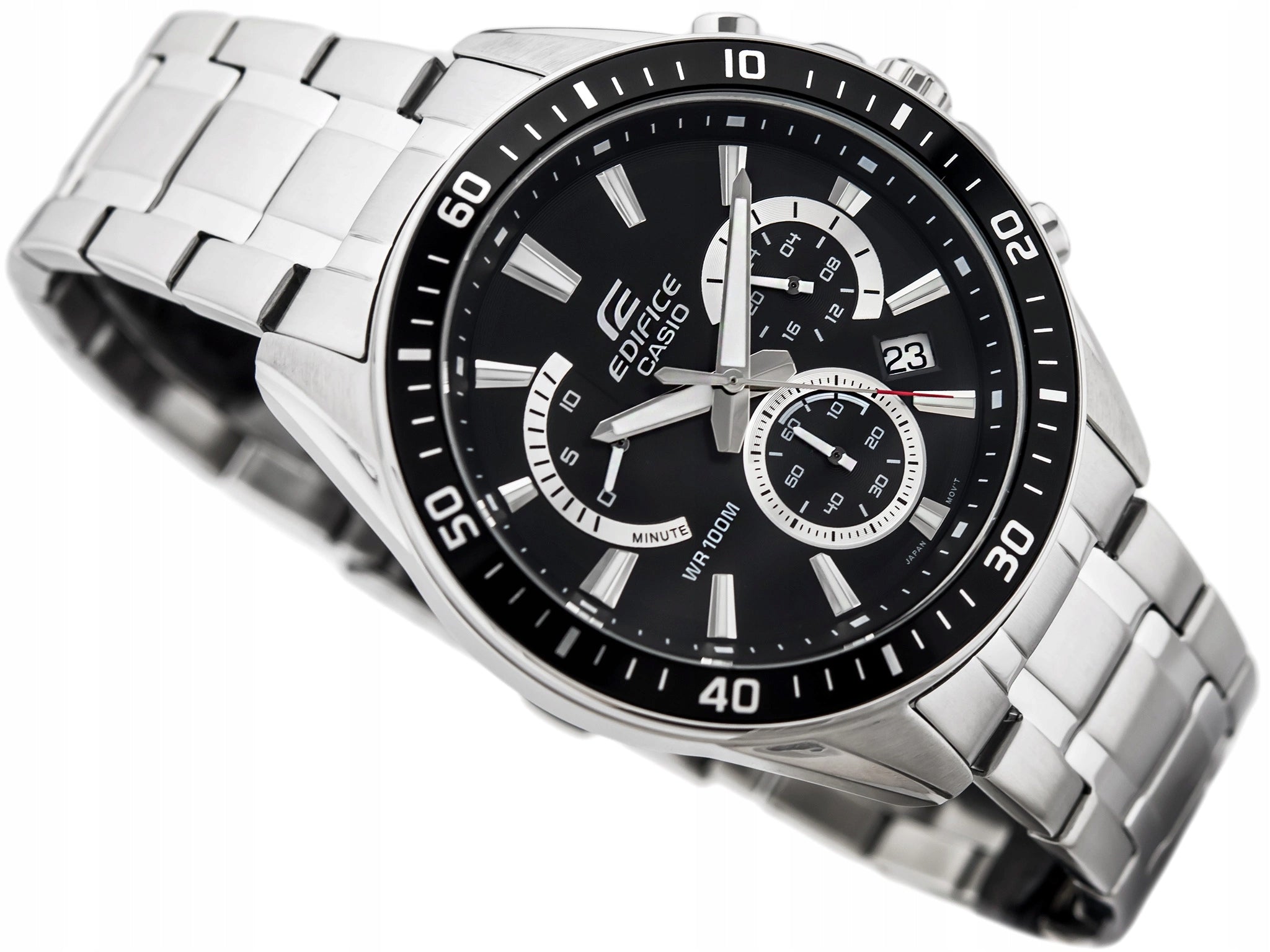 MEN'S WATCH CASIO EFR-552D-1AVUEF STOPWATCH DATE