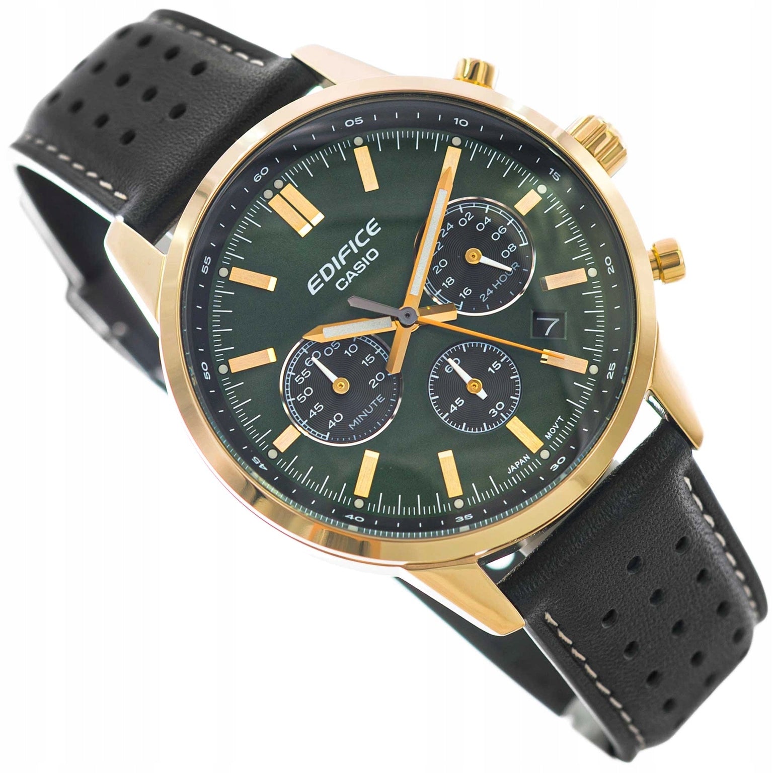 MEN'S WATCH CASIO EFR-575CL-3AEF EDIFICE WITH CHRONOGRAPH ON STRAP 100M