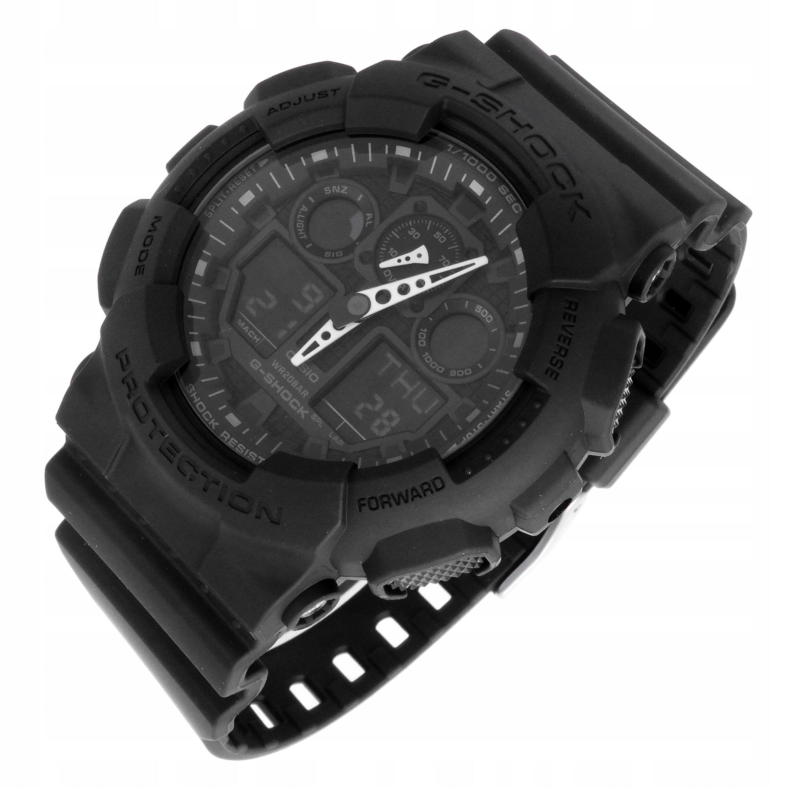 MEN'S WATCH CASIO G-SHOCK GA-100-1A1ER SPORTS + BOX Brand CASIO