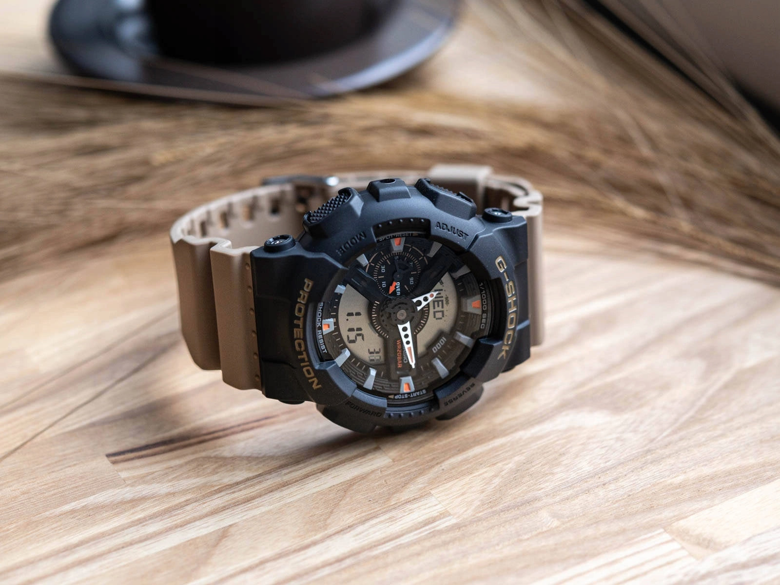 MEN'S WATCH CASIO GA-110TU-1A5ER G-SHOCK FOR SWIMMING ALARM DURABLE Brand CASIO