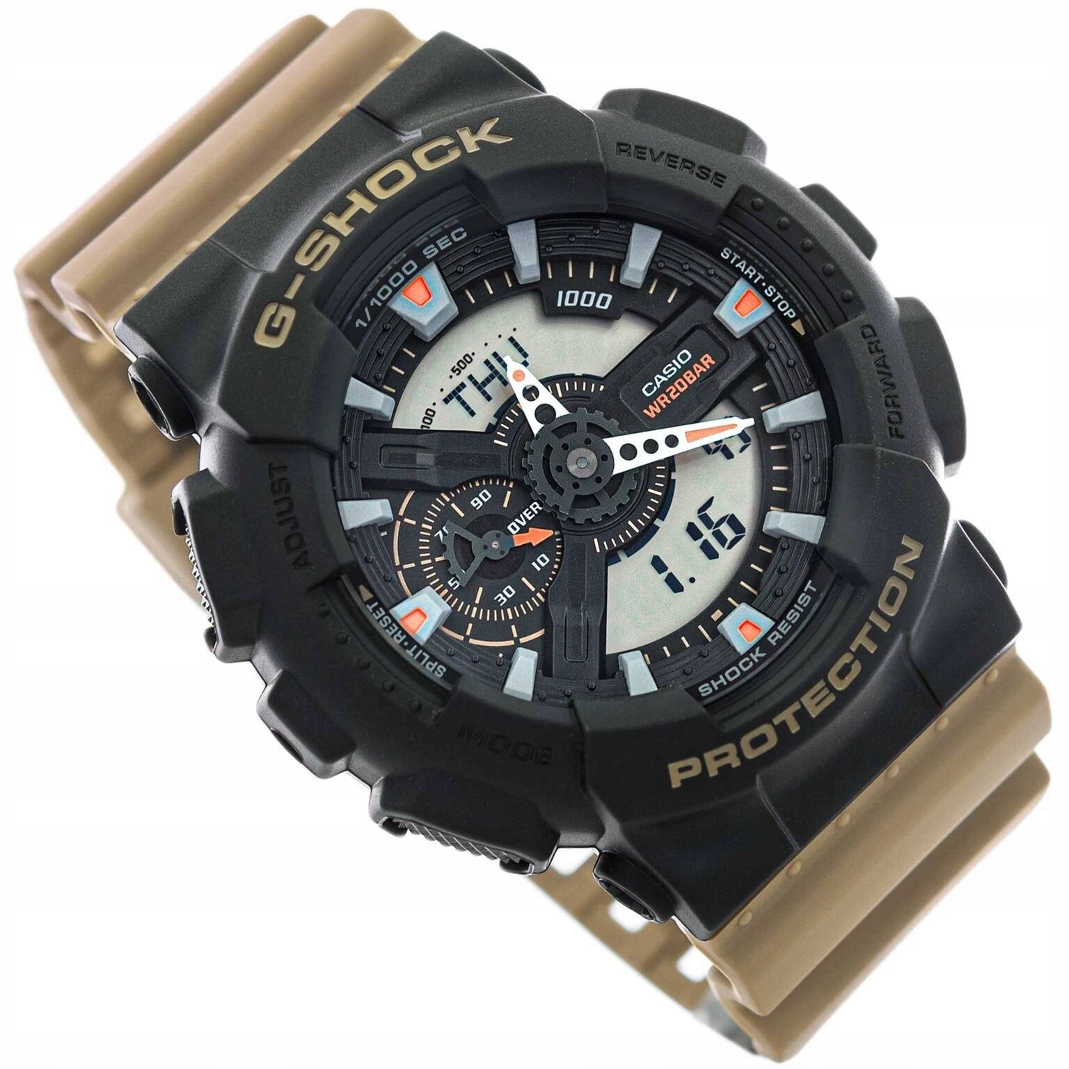 MEN'S WATCH CASIO GA-110TU-1A5ER G-SHOCK FOR SWIMMING ALARM DURABLE