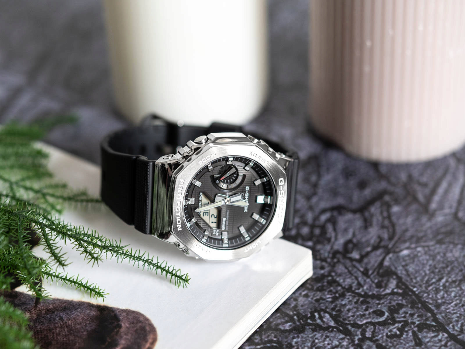 MEN'S WATCH CASIO GBM-2100-1AER G-SHOCK BLACK ON SOLAR BLUETOOTH STRAP EAN (GTIN) 4549526377815