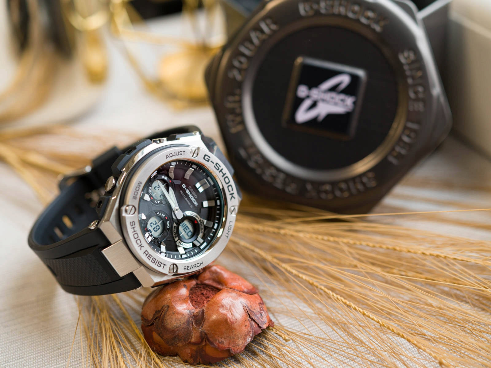 MEN'S WATCH CASIO GST-W110-1AER G-SHOCK STEEL Batteries included yes