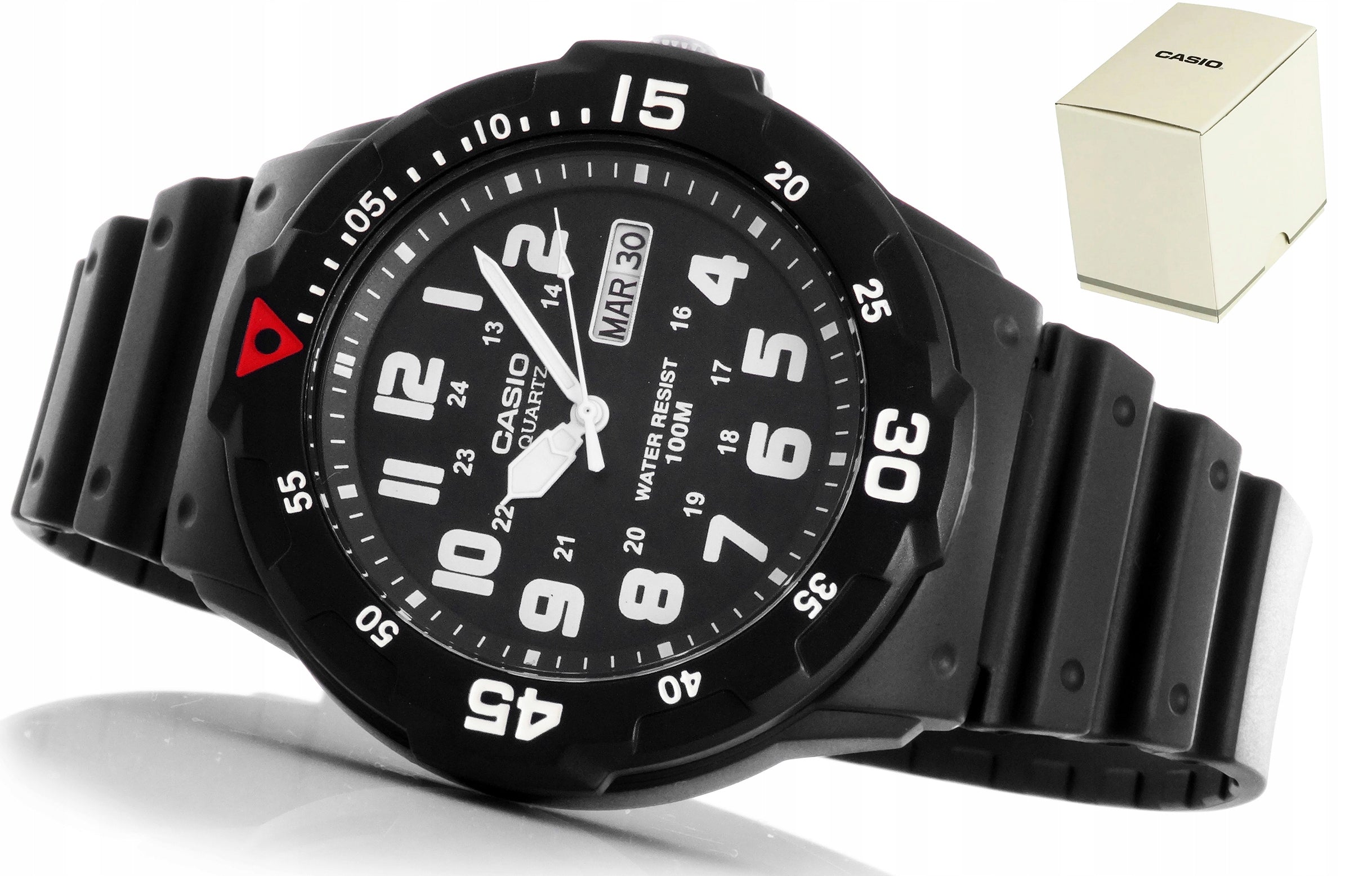 MEN'S WATCH CASIO MRW-200H-1BVEG FOR GIFT 100M SPORTS DATE