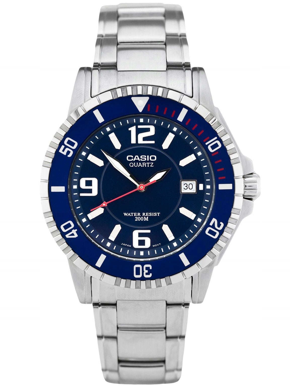 MEN'S WATCH CASIO MTD-1053D-2AVES 200M DIVING Packaging status original