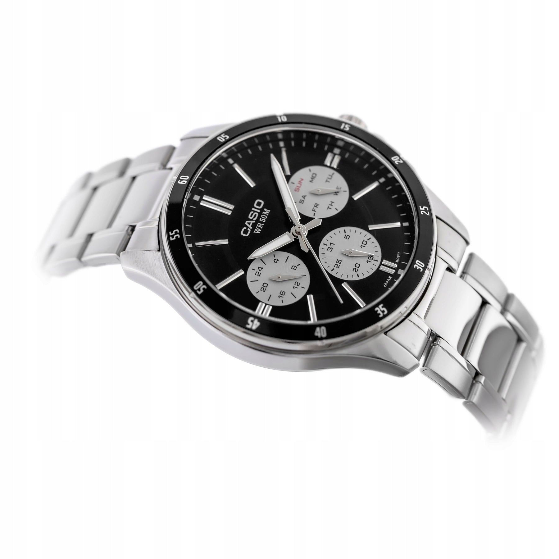 MEN'S WATCH CASIO MTP-1374D-1A3 + BOX + ENGRAVING Brand CASIO
