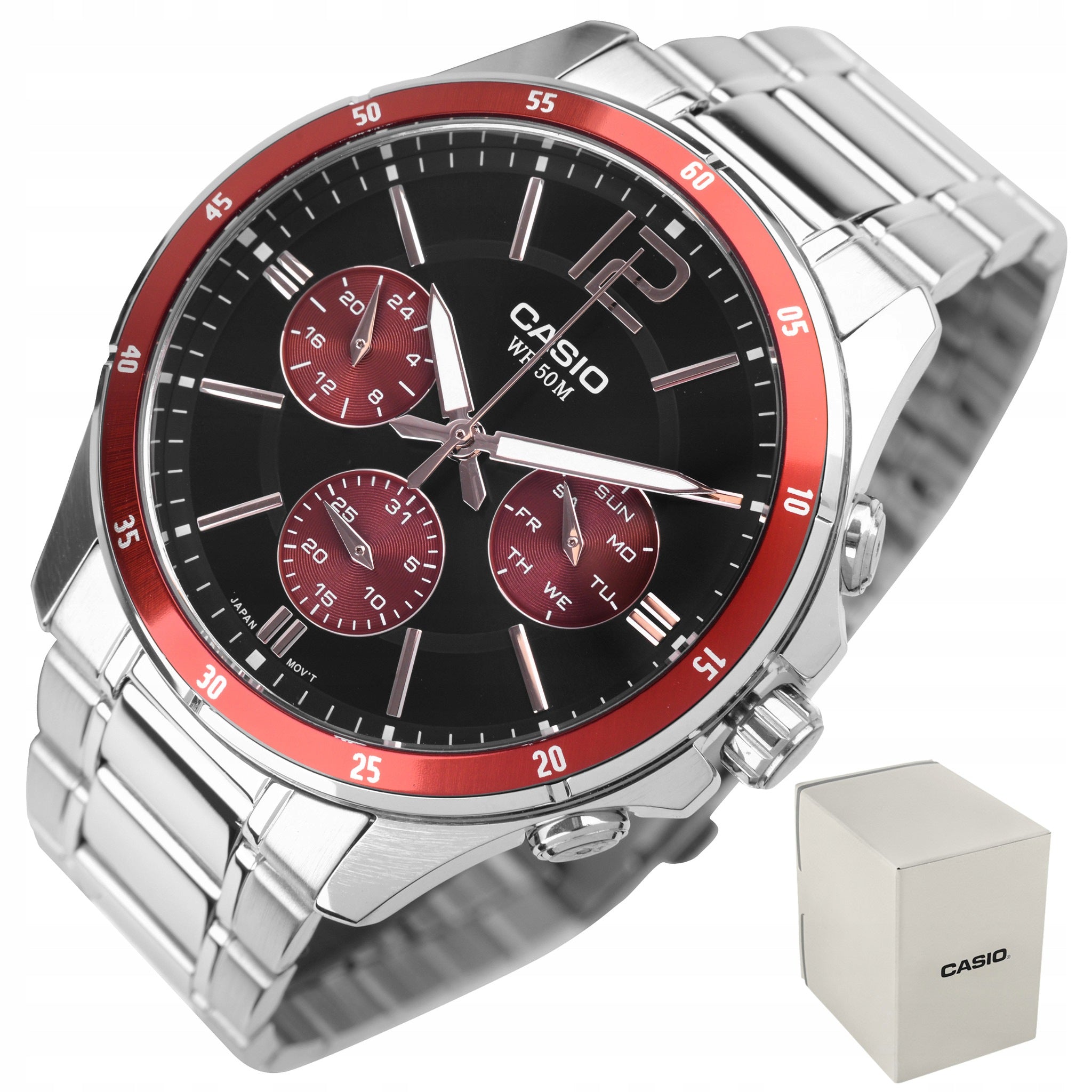 MEN'S WATCH CASIO MTP-1374D-5A +BOX