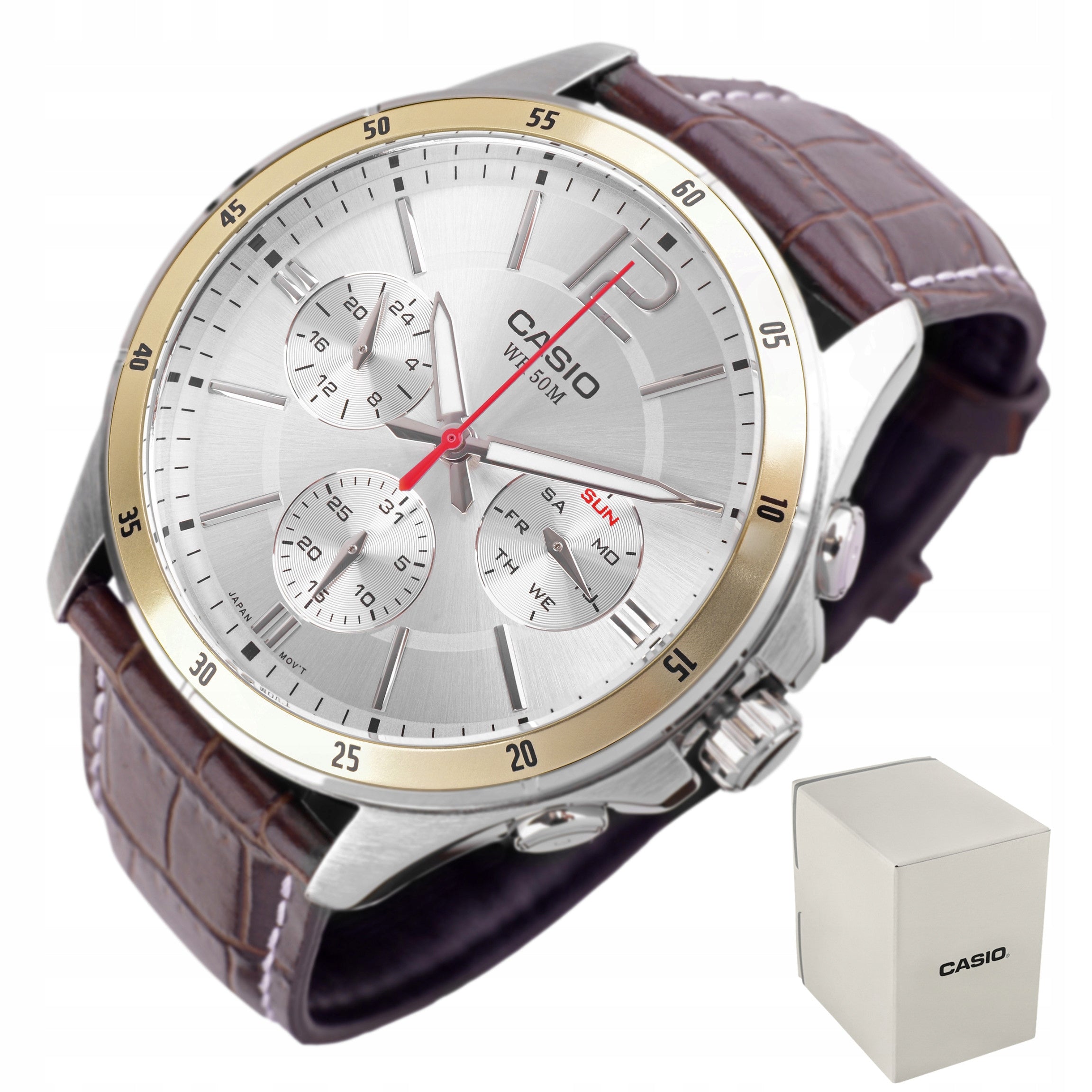 MEN'S WATCH CASIO MTP-1374L-7AVDF +BOX