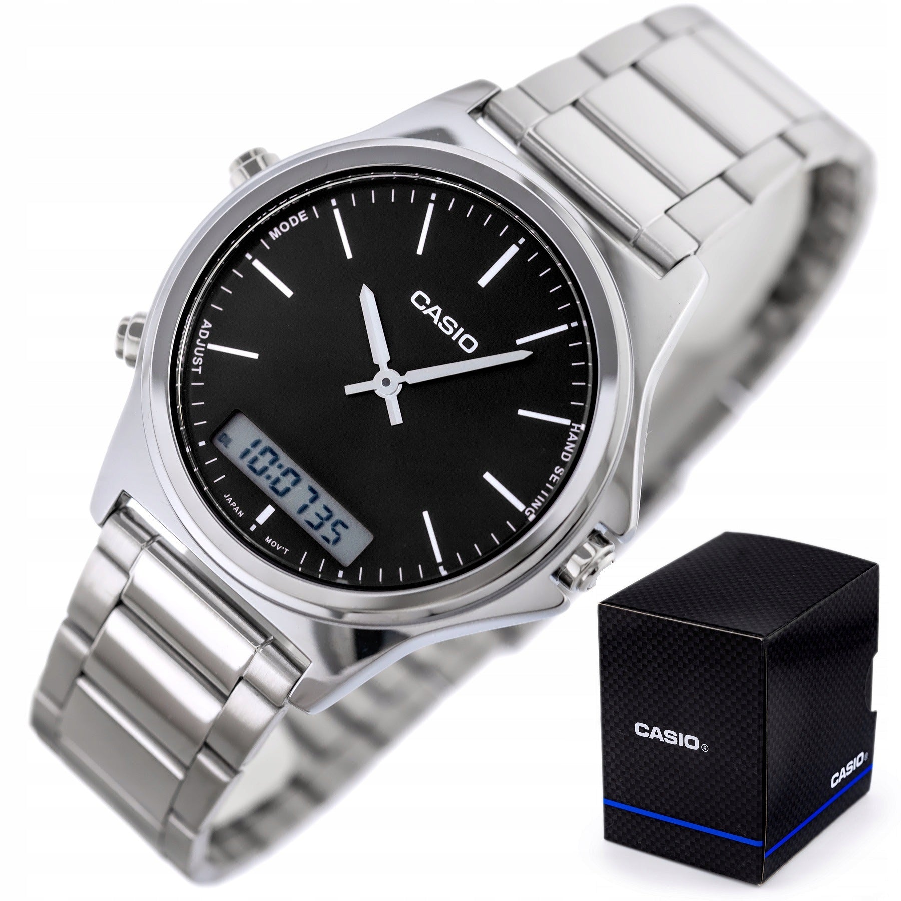 MEN'S WATCH CASIO TYLOR LCD +BOX +GRAWER