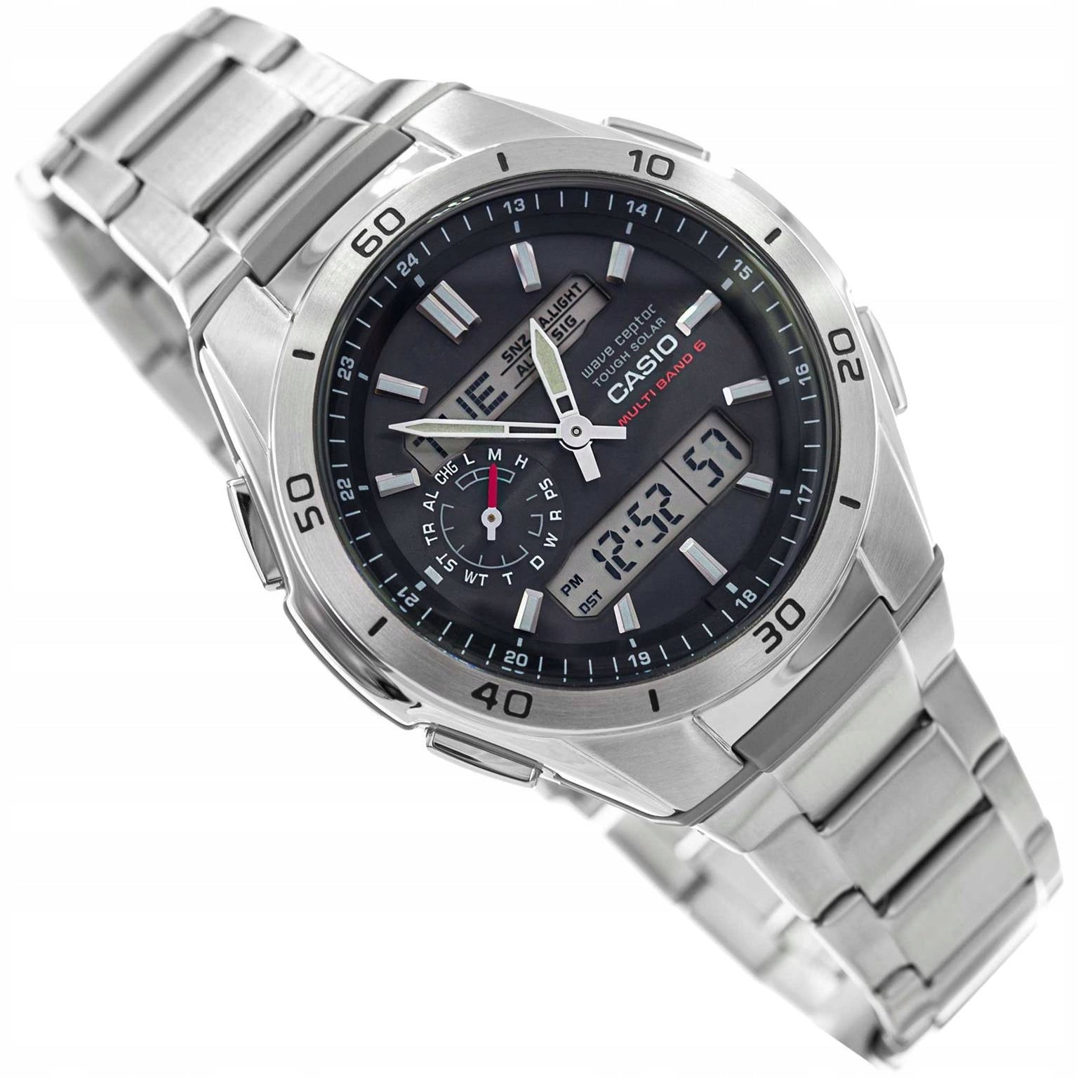 MEN'S WATCH CASIO WVA-M650D-1AER MULTIBAND 100M