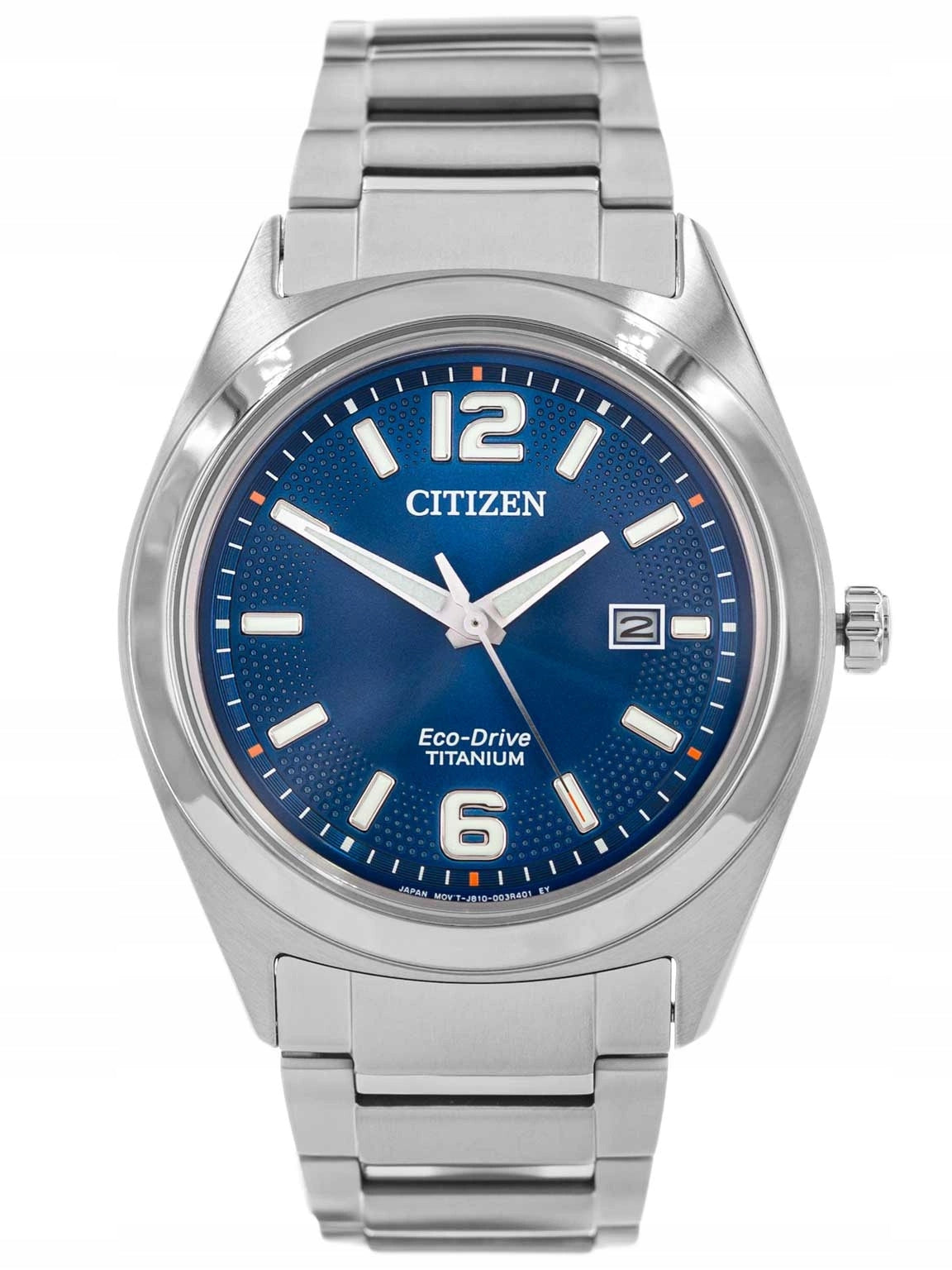 MEN'S WATCH CITIZEN AW1641-81L SUPER TITANIUM SILVER ON BRACELET DATE Brand Citizen