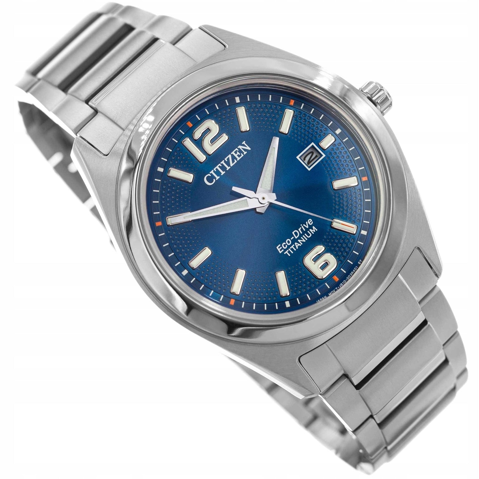 MEN'S WATCH CITIZEN AW1641-81L SUPER TITANIUM SILVER ON BRACELET DATE