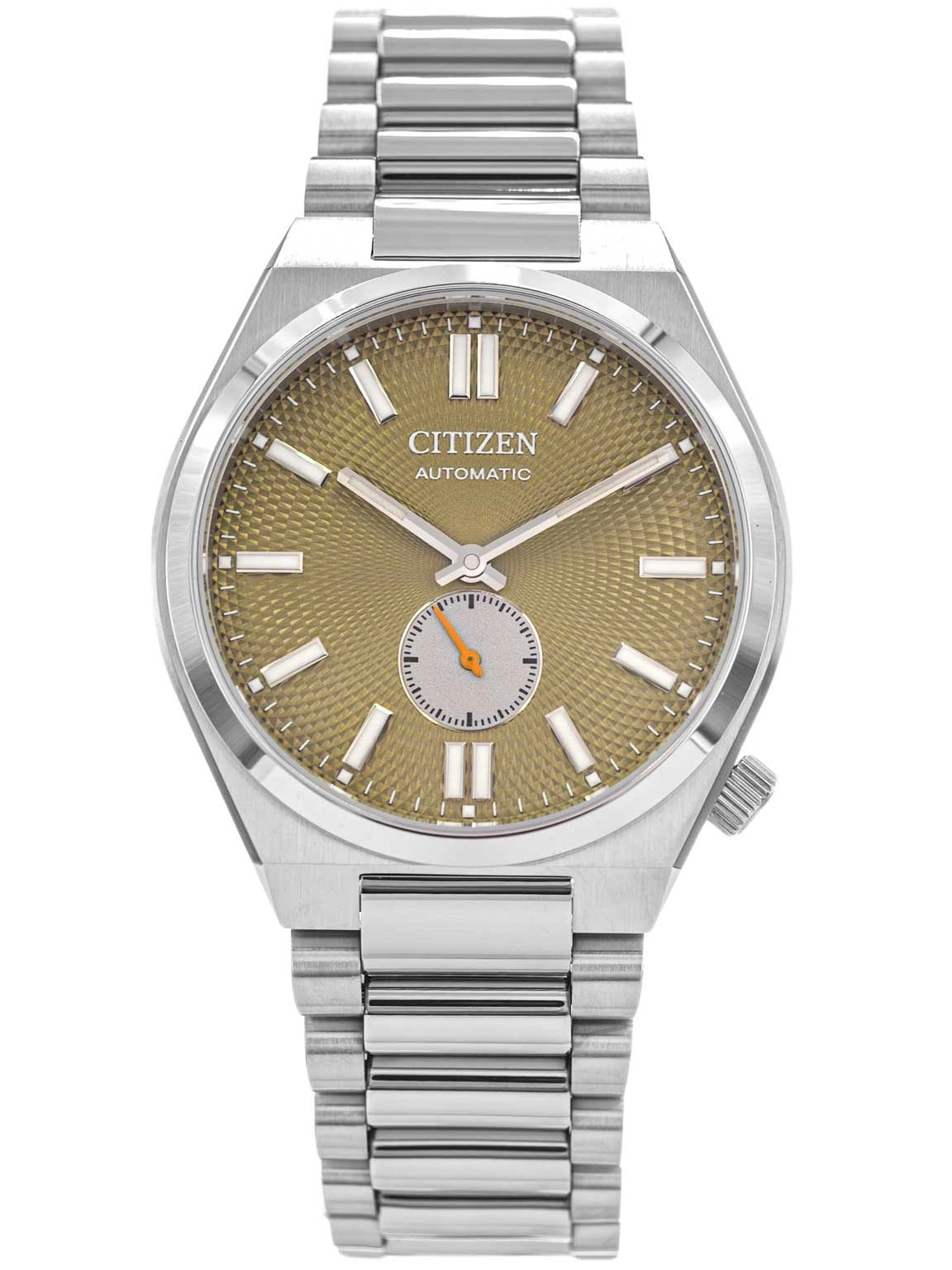 MEN'S WATCH CITIZEN NK5010-51X AUTOMATIC TSUYOSA SILVER ON BRACELET Packaging status original