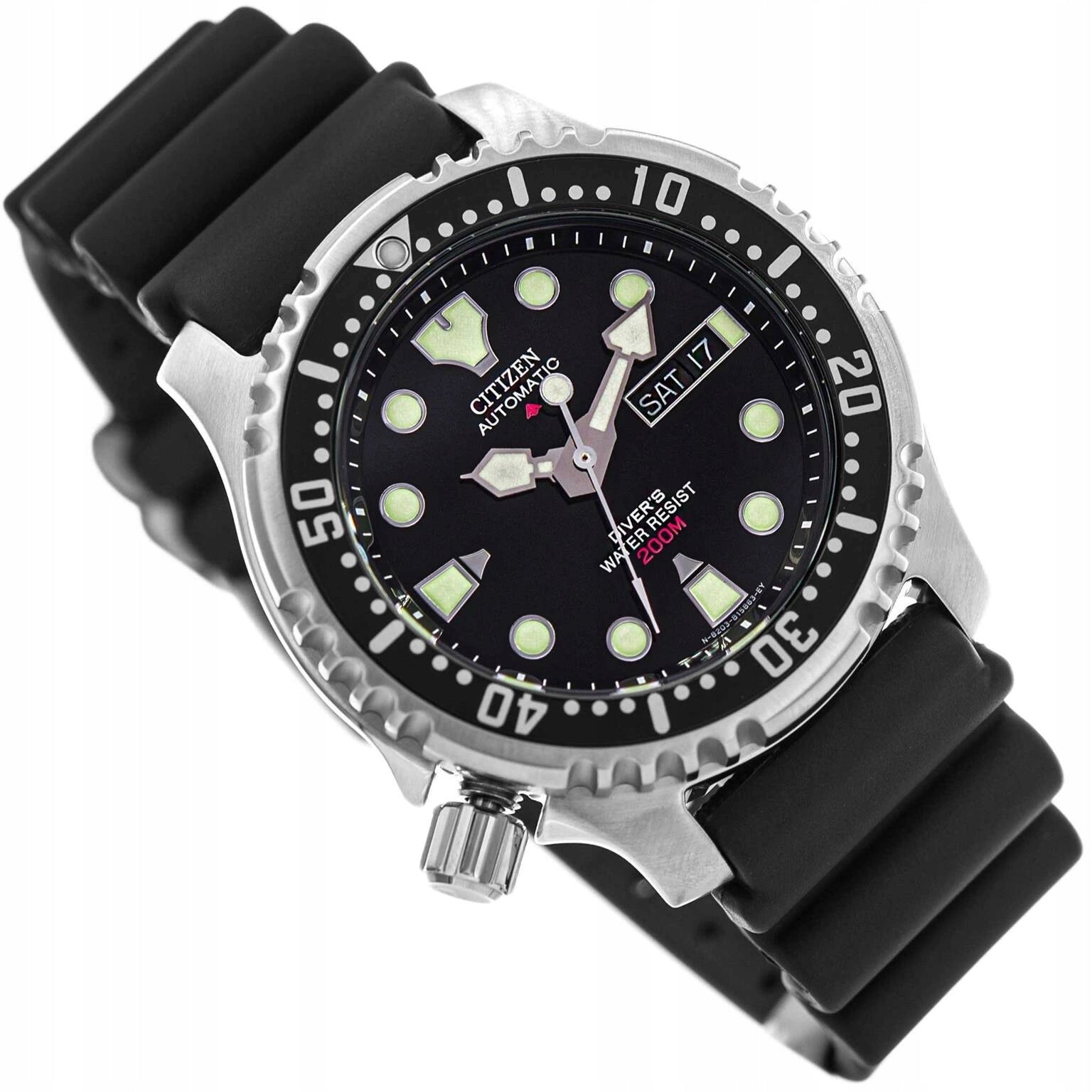 MEN'S WATCH CITIZEN NY0040-09E PROMASTER DIVER'S AUTOMATIC SPORTS DIVER