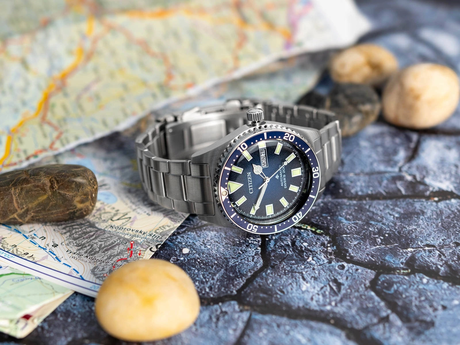 MEN'S WATCH CITIZEN NY0129-58L PROMASTER DIVER'S AUTOMATIC DIVER 200M Brand Citizen