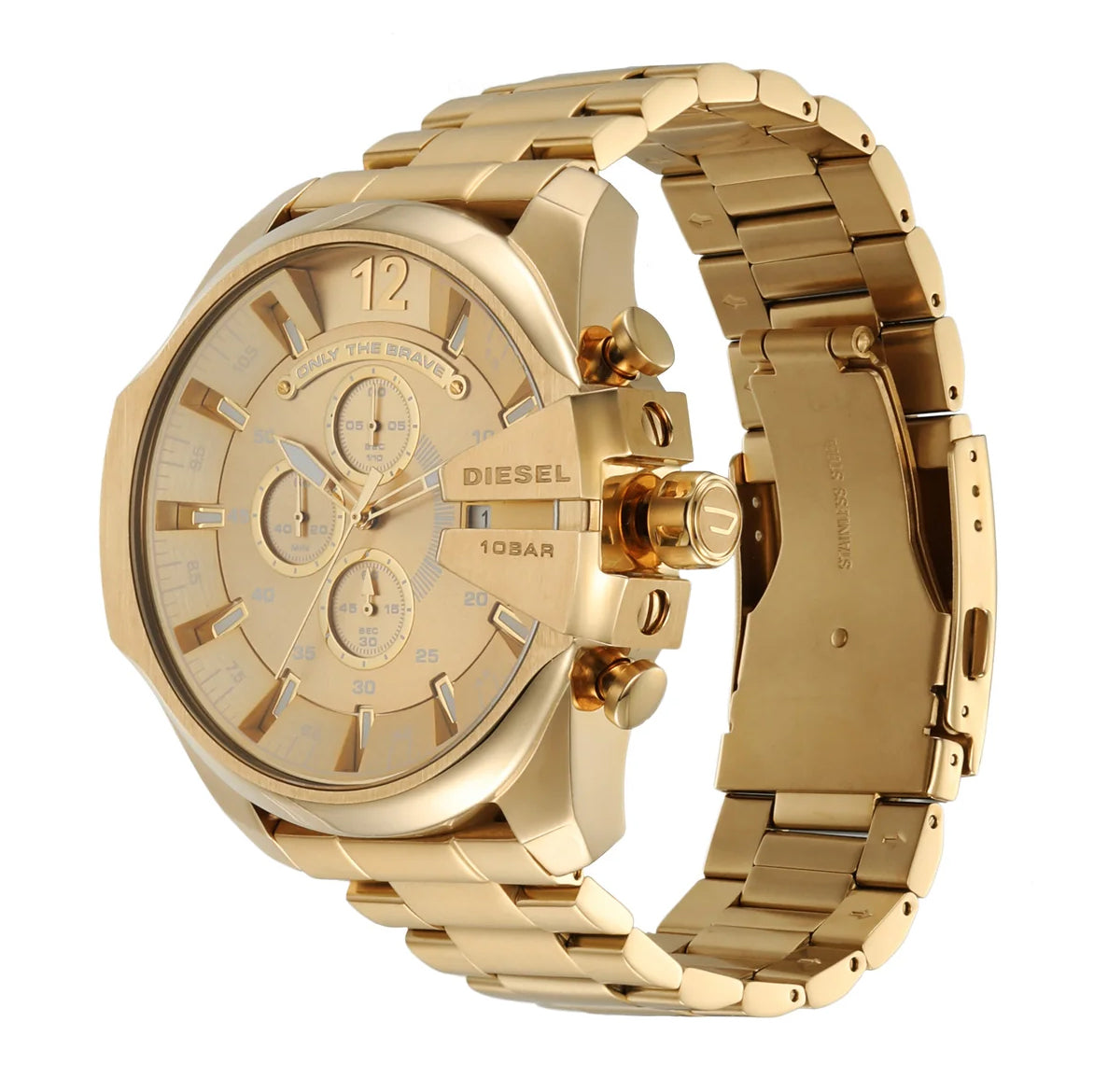 MEN'S WATCH DIESEL DZ4360 MEGA CHIEF GOLD ORIGINAL + BOX Manufacturer code 5905873329775