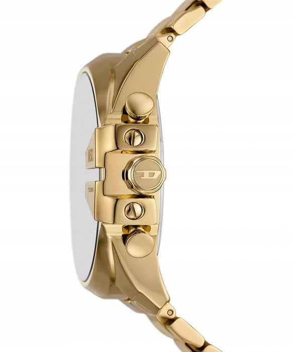 MEN'S WATCH DIESEL DZ4662 MEGA CHIEF GOLD ORIGINAL + BOX Brand Diesel