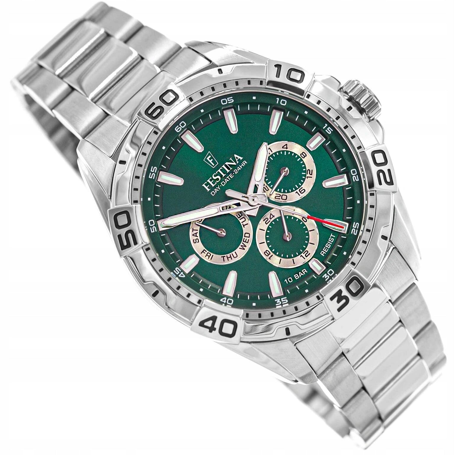 MEN'S WATCH FESTINA F20623/3 MULTIFUNCTION 100M ON BRACELET DATE