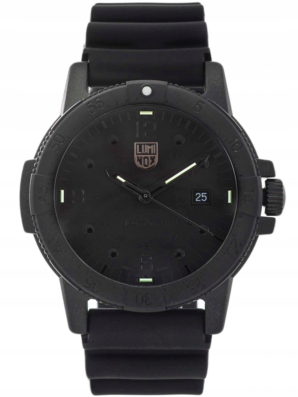 MEN'S WATCH LUMINOX X2.2001.BO SEA BASS 2000 BLACK ON STRAP 100M Packaging status original