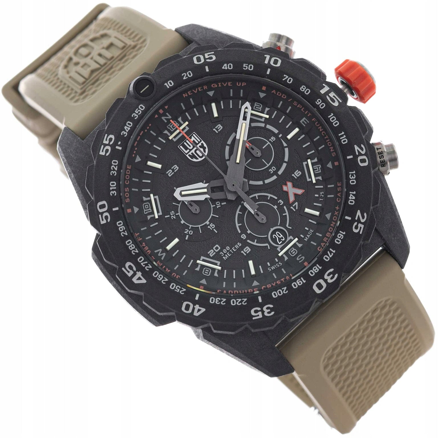 MEN'S WATCH LUMINOX XB.CG49 BEAR GRILLES SURVIVAL CHRONO DIVER BEIGE
