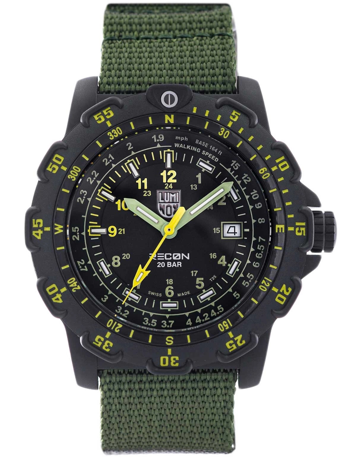 MEN'S WATCH LUMINOX XL.8826.MI RECON POINT MAN GREEN ON STRAP 200M Packaging status original