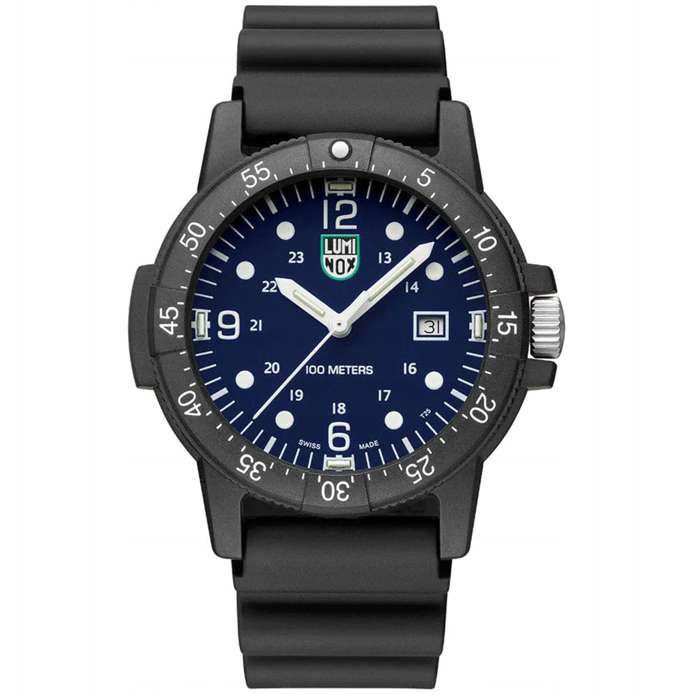 MEN'S WATCH LUMINOX XS.2003 SEA BASS 2000 BLACK ON STRAP 100M DATE