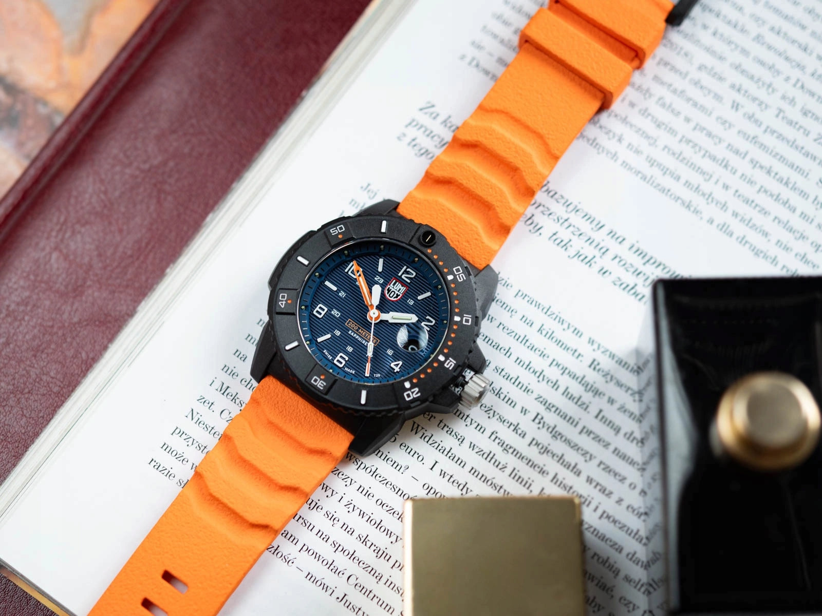 MEN'S WATCH LUMINOX XS.3603 ORIGINAL NAVY SEAL 3600 SERIES ORANGE Brand LUMINOX
